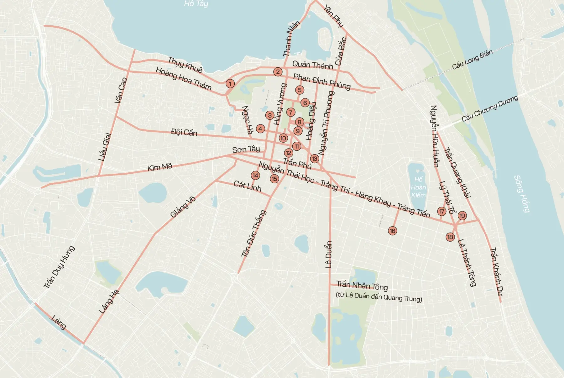 road closure in hanoi national day 2025