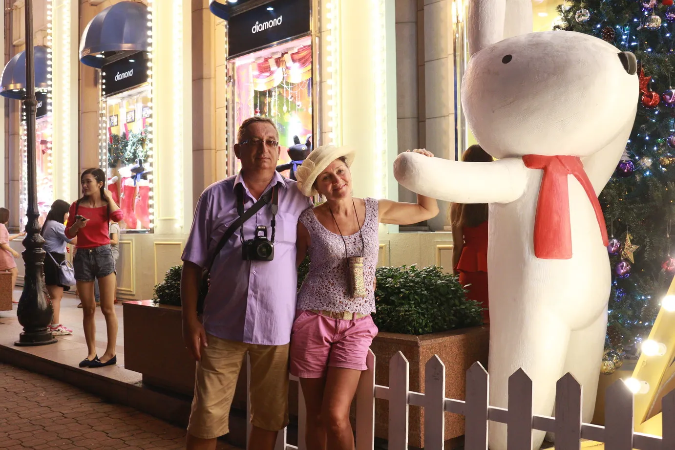 saigon christmas street