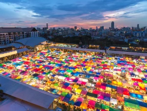 night markets in bangkok