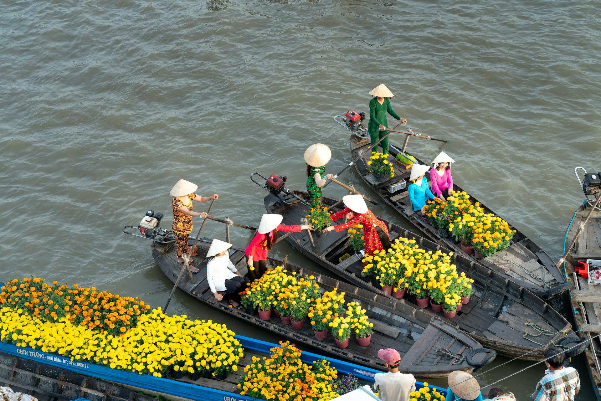 floating market flower