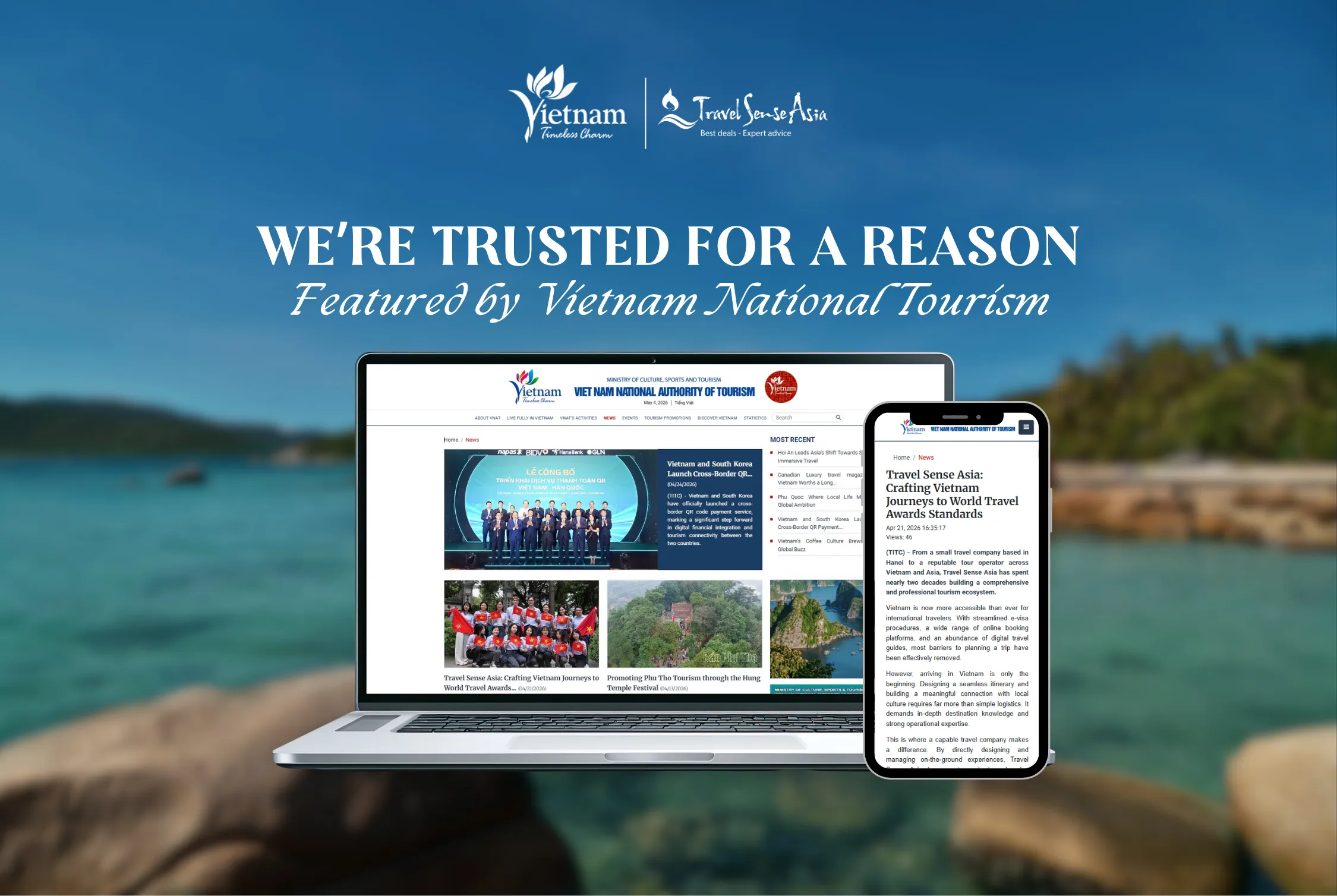 Travel Sense Asia Featured by the Vietnam National Authority of Tourism 1 travel sense asia vietnam tourism board